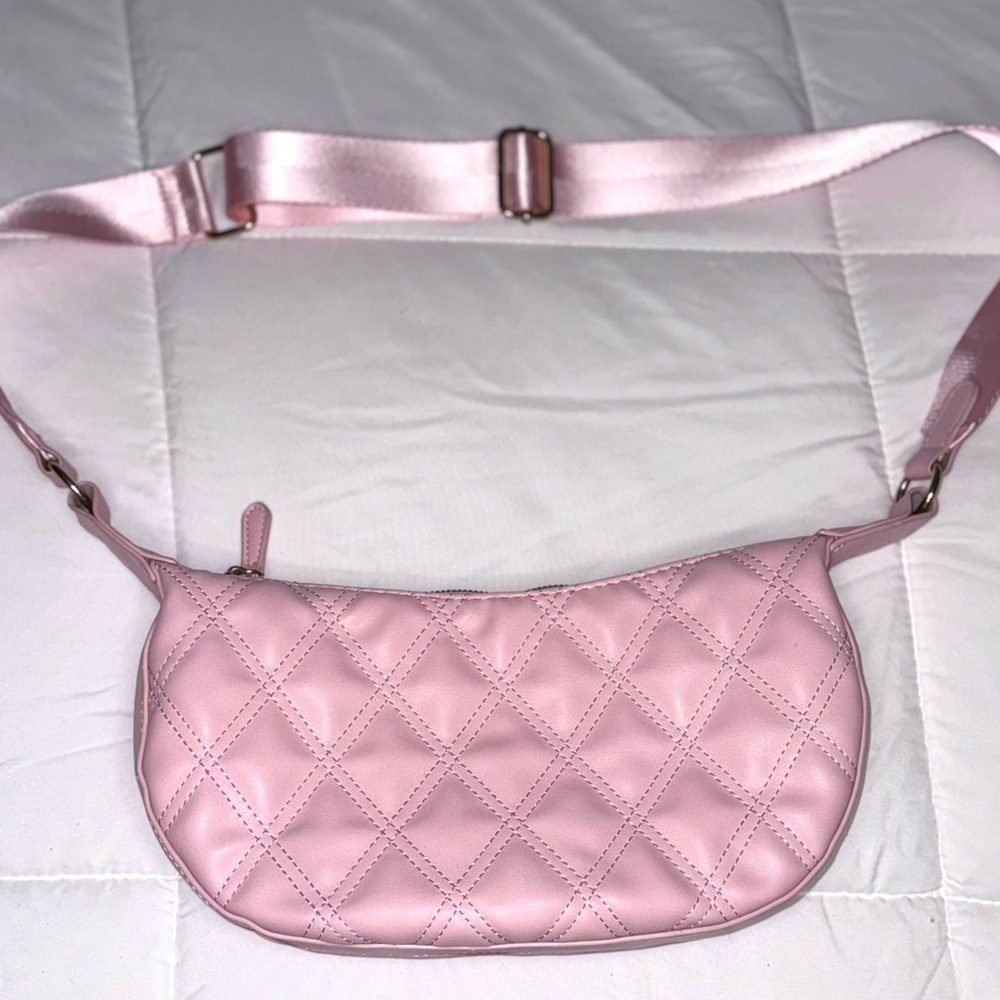 Forever 21 Pink Quilted Crossbody Bag